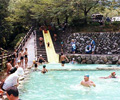 流水プールオープン（調音の滝公園）